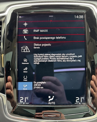 Volvo XC 90 cena 189900 przebieg: 74500, rok produkcji 2020 z Góra małe 742